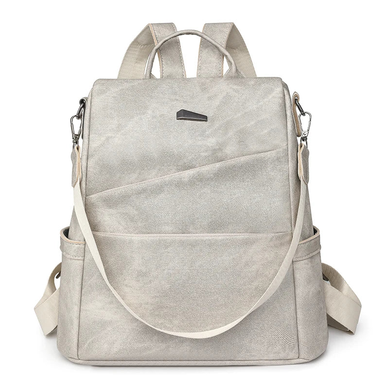 Large capacity designed for convenience and style in light gray