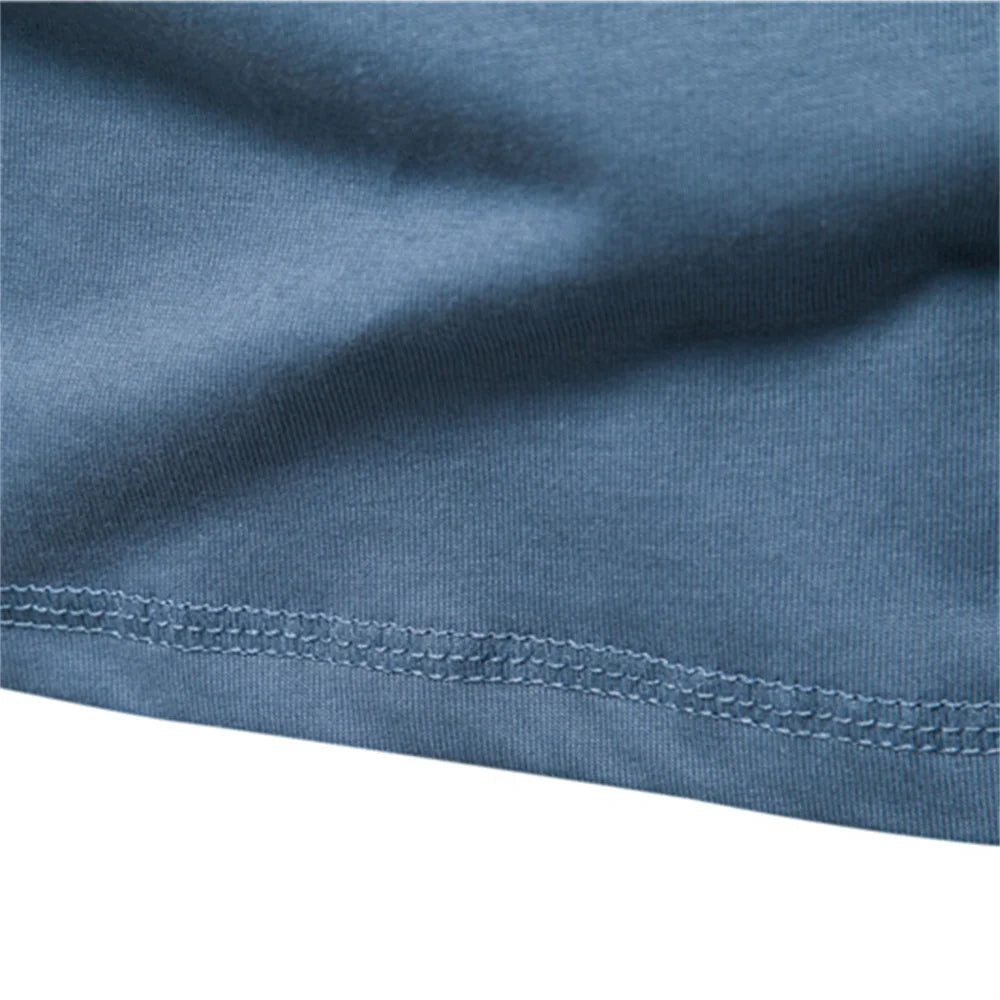 Breathable cotton shirt that provides all-day comfort for active seniors closer view of hemline