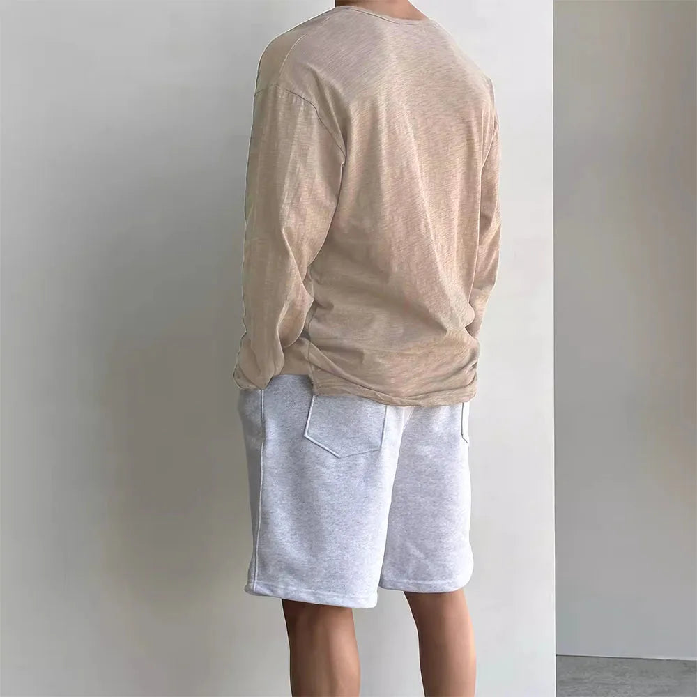 Lightweight men's long sleeve shirt perfect for spring and autumn