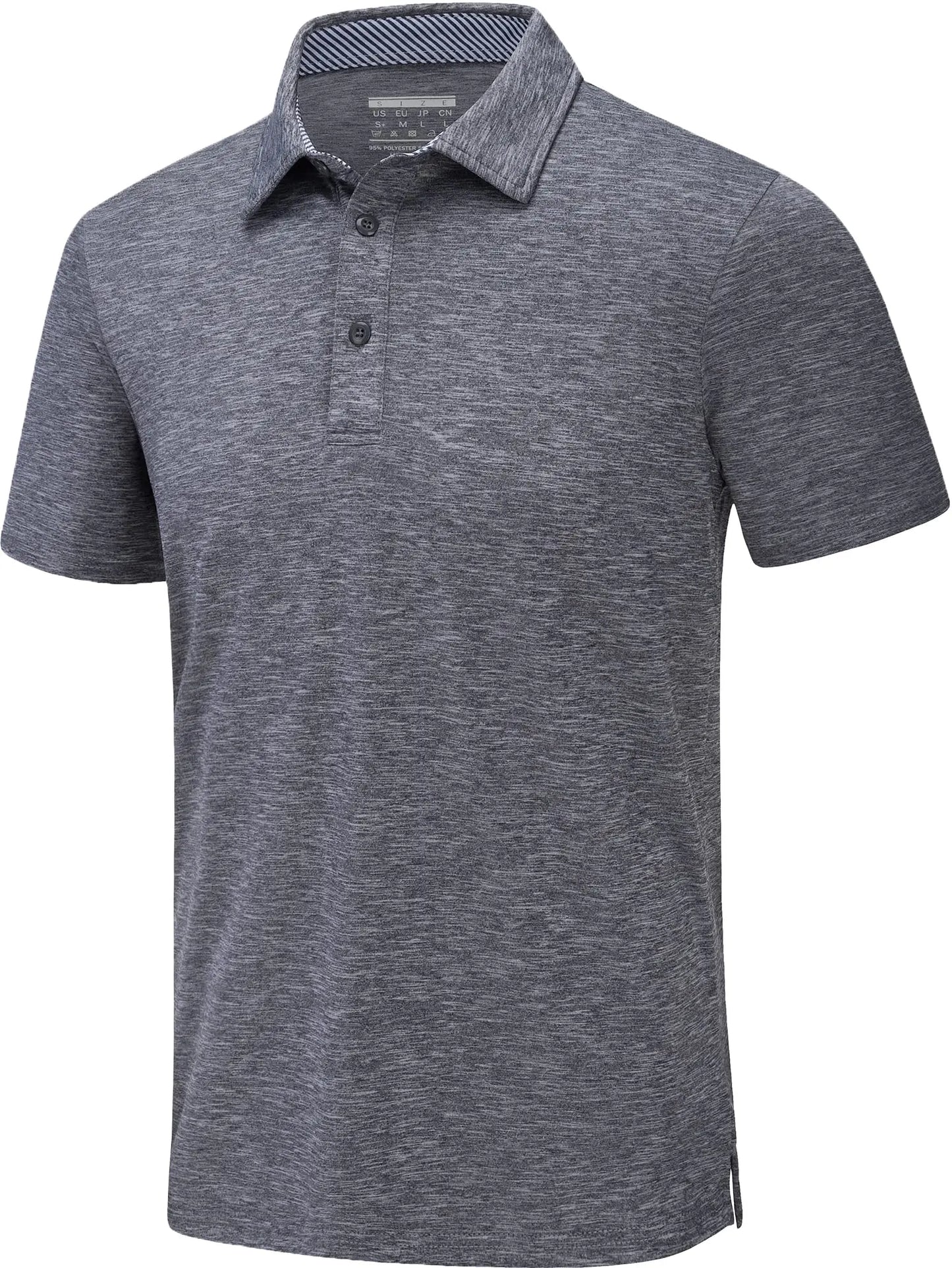 Breathable and wrinkle-resistant polo shirt for warm weather comfort