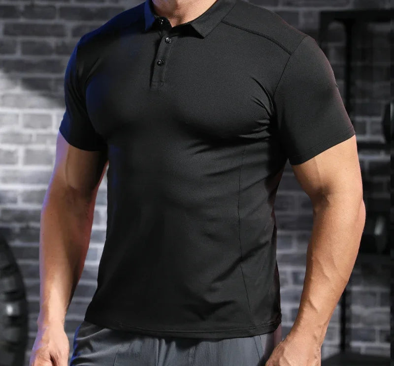 Machine washable performance polo shirt available in sizes S to 5XL