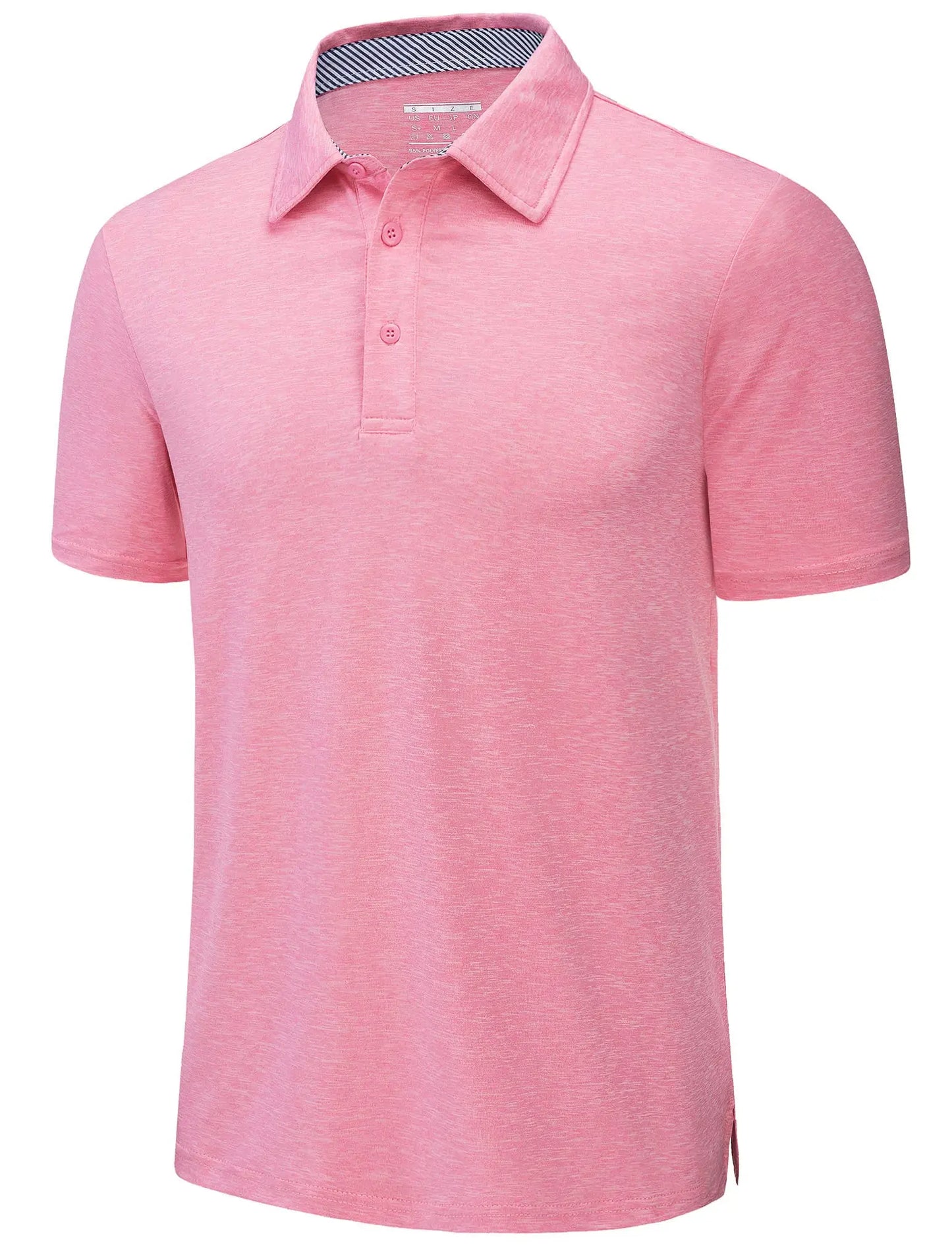 Versatile quick-dry polo shirt suitable for seniors’ outdoor exercise and leisure