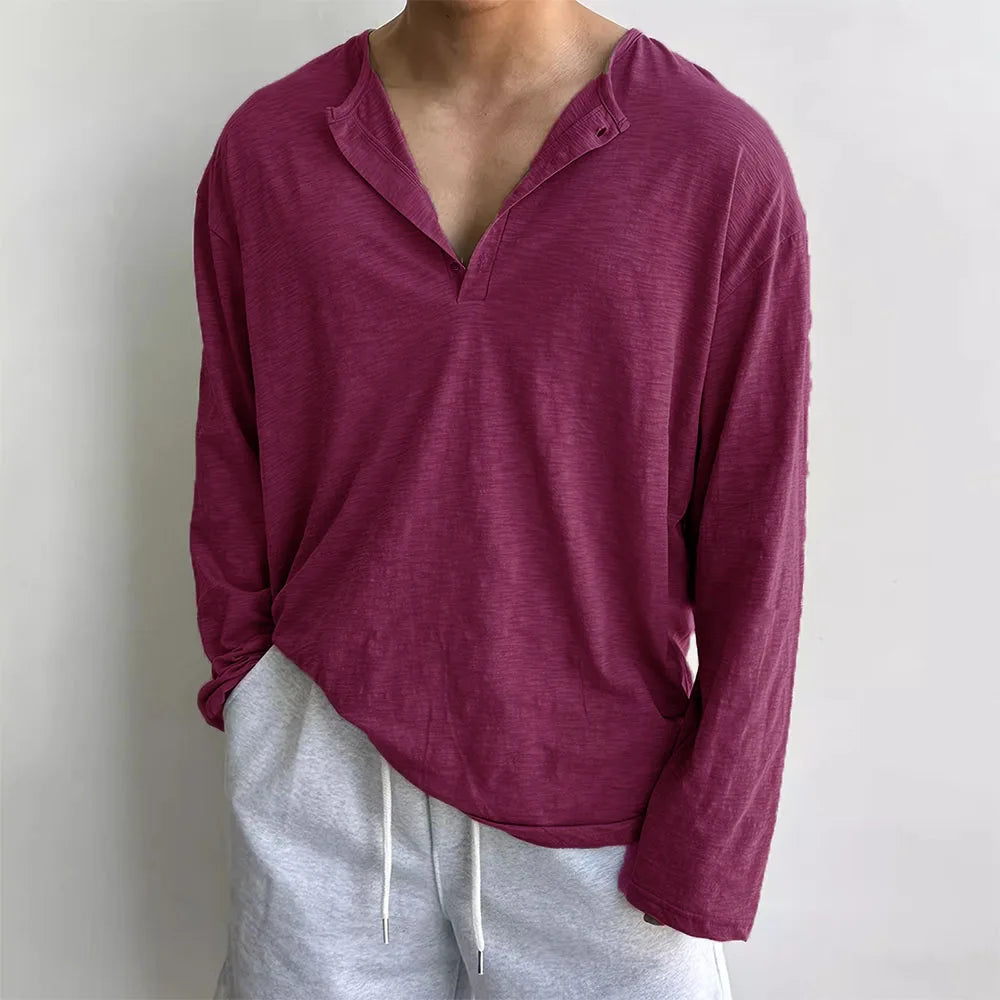 Soft cotton knit shirt ideal for daily wear and outdoor activities