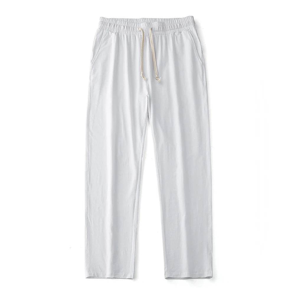 Versatile solid color pants designed for comfort and mobility