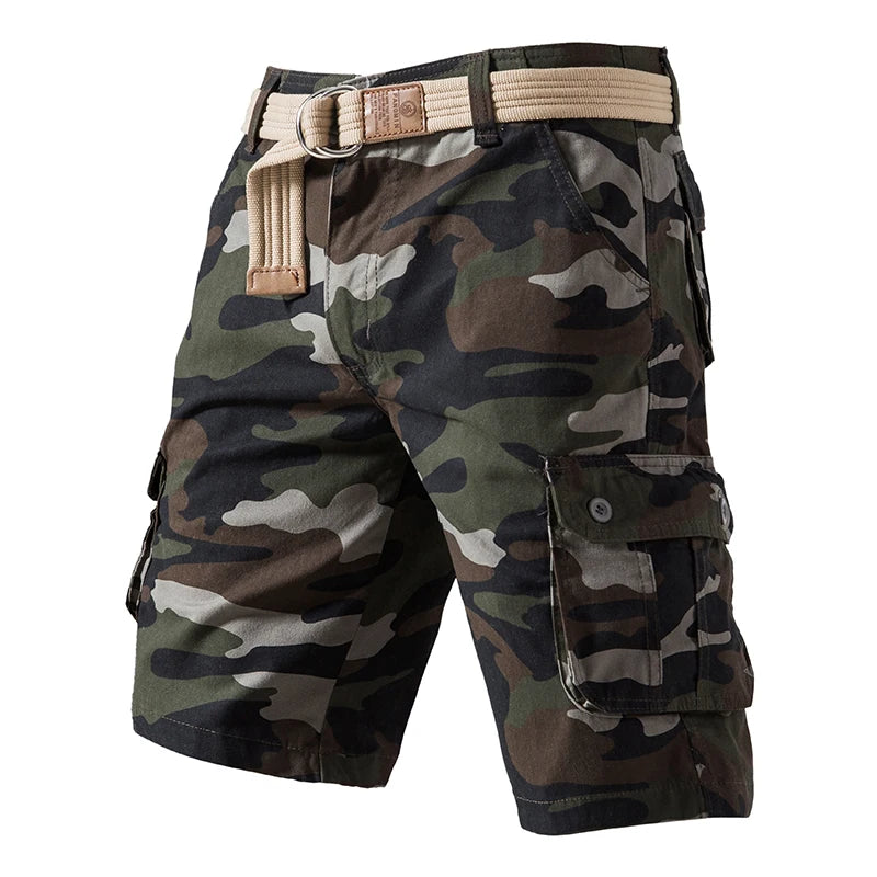 Comfortable loose-fit men’s shorts with secure storage pockets