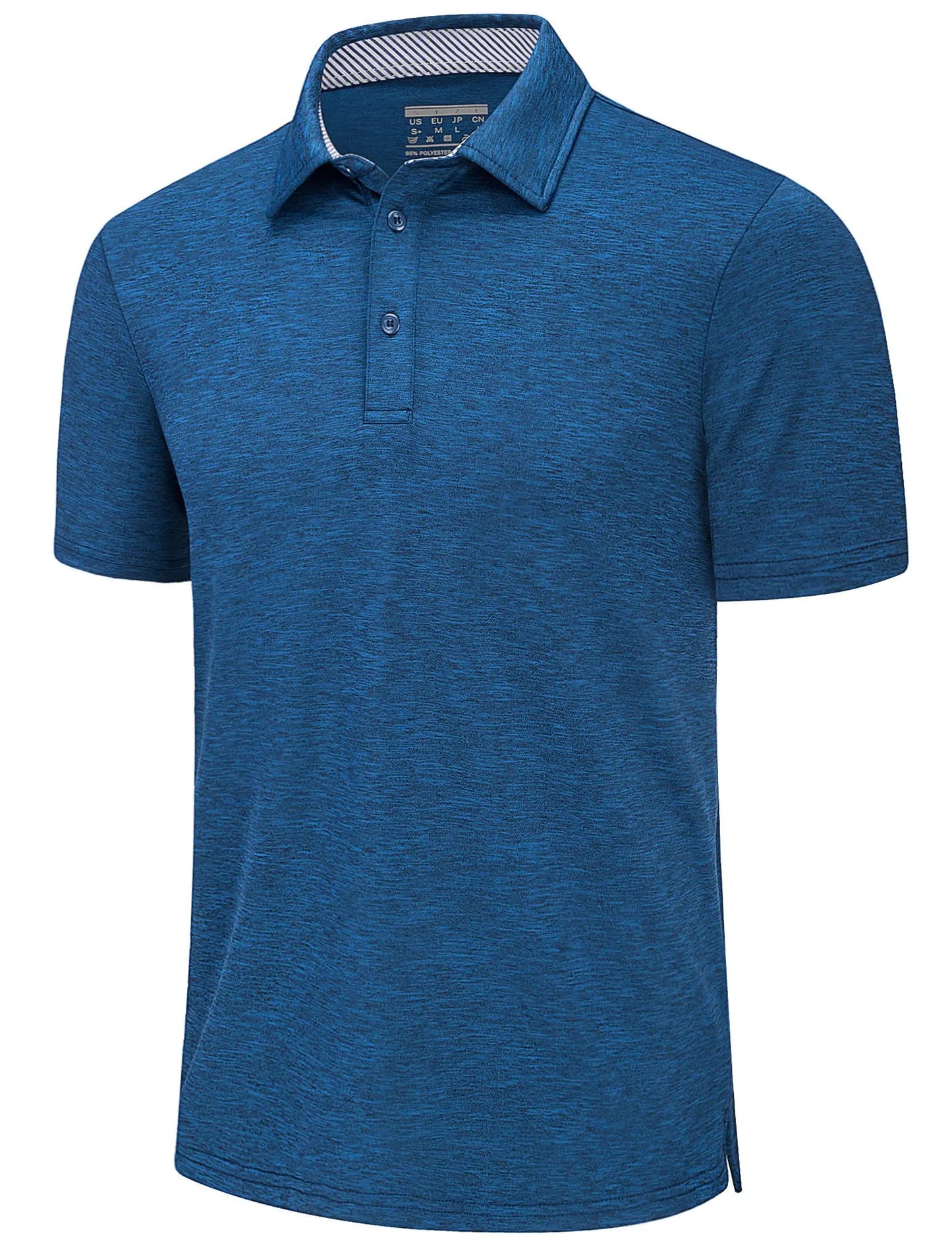 Classic three-button polo shirt perfect for summer sports and daily wear