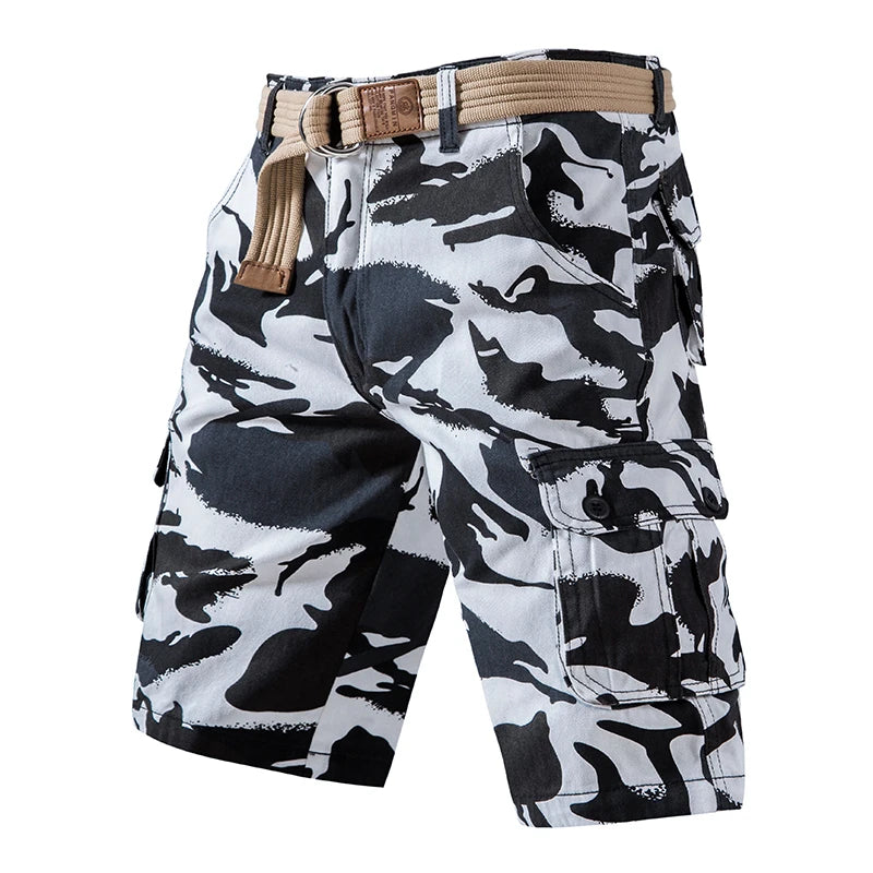 Casual grey shorts designed for mobility and everyday use