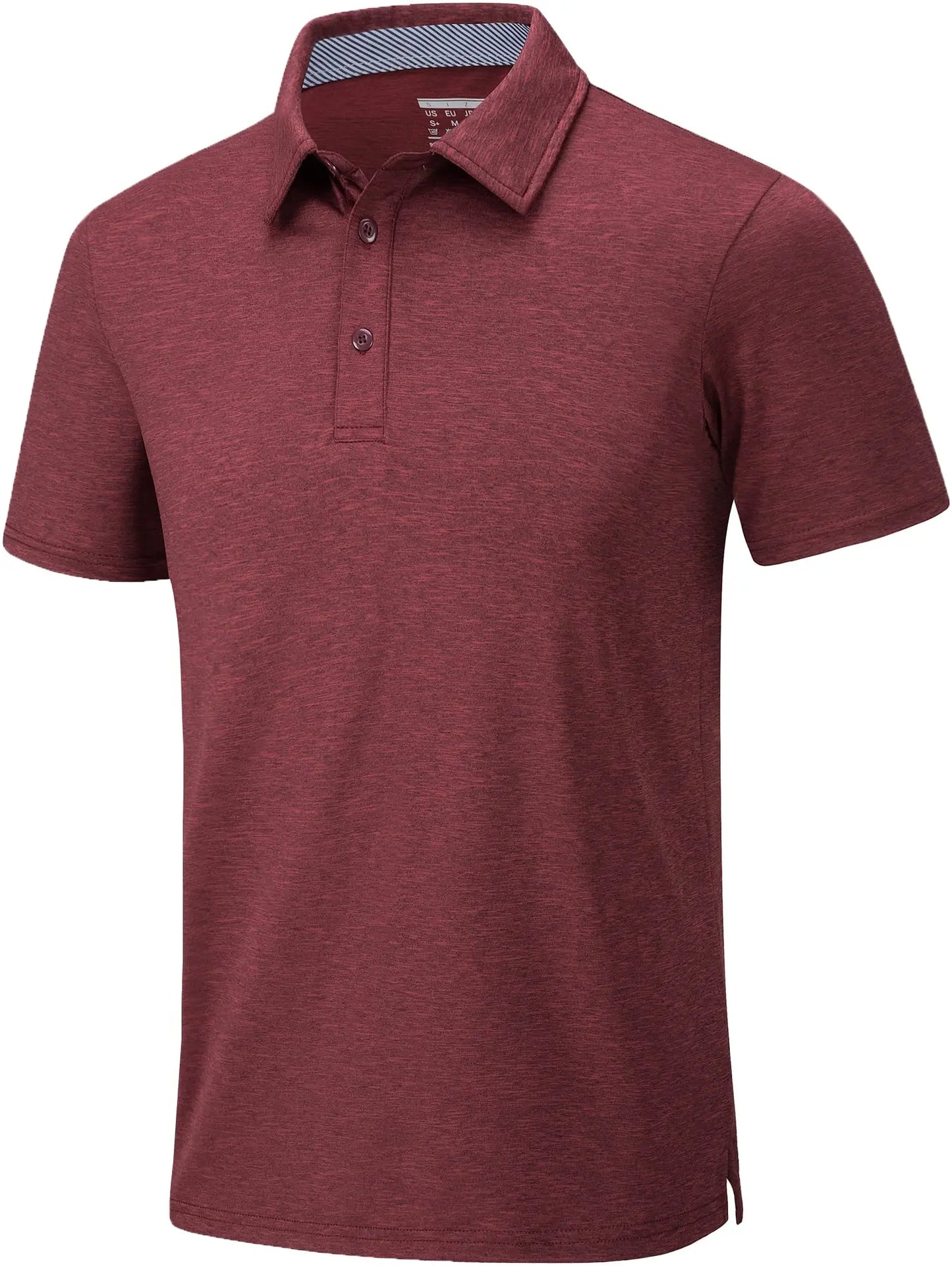 Men’s summer polo shirt with breathable fabric for active seniors