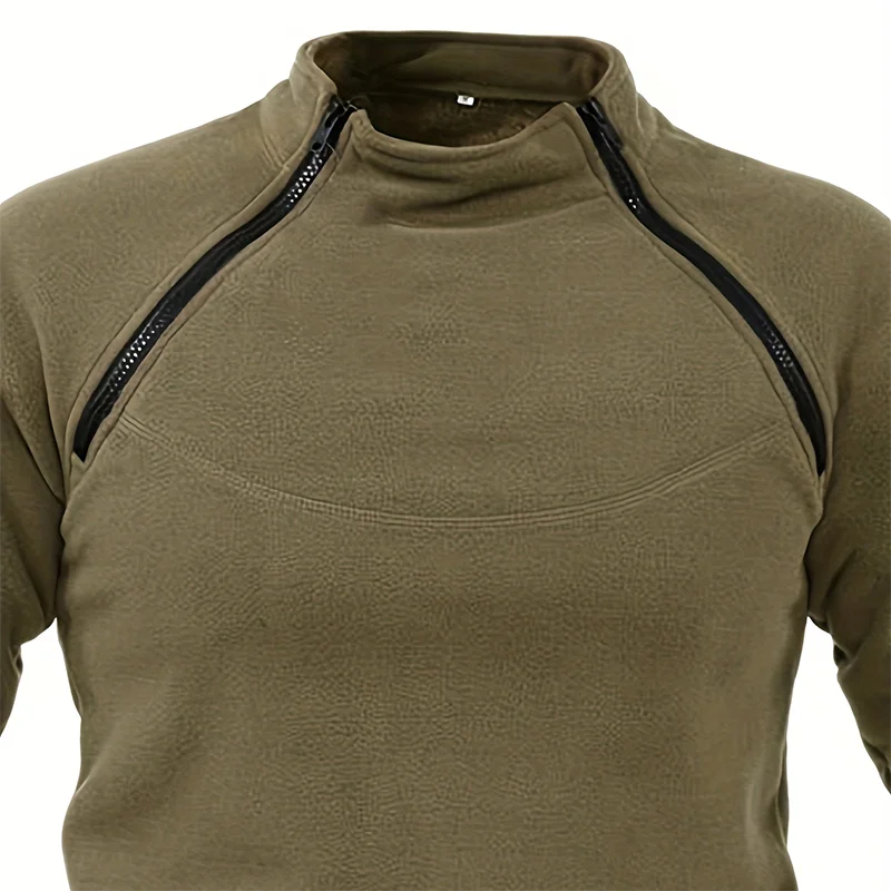 Collar and Design Detail of Pullover closer view