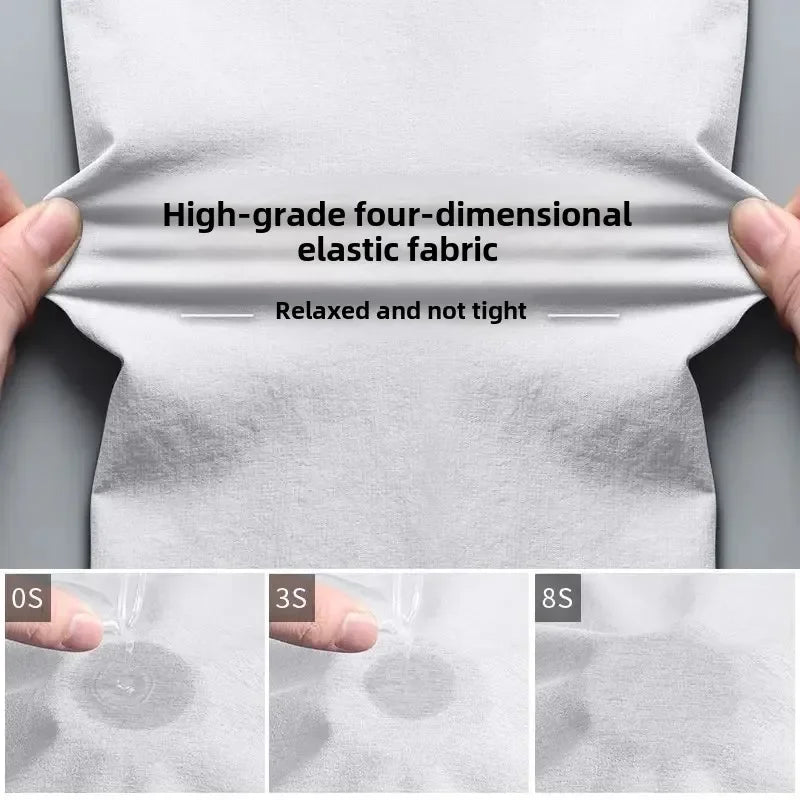 Breathable polyester tracksuit with O-neck jacket and full-length sleeves for seniors