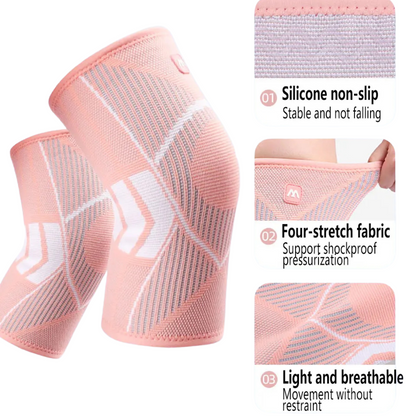 ActiveOver60 - Fitness enthusiast wearing a snug-fit knee brace for added comfort