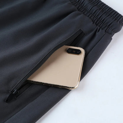 Dual-layer running shorts offering maximum comfort and flexibility