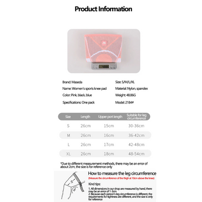 ActiveOver60 - Ergonomic knee sleeve providing targeted support during weightlifting