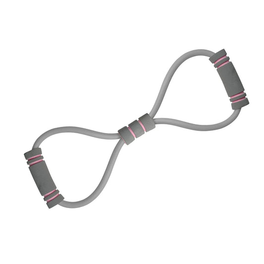 ActiveOver60 - 8-shaped resistance band for women’s home fitness, toning arms, chest, and full-body workouts, compact and lightweight.