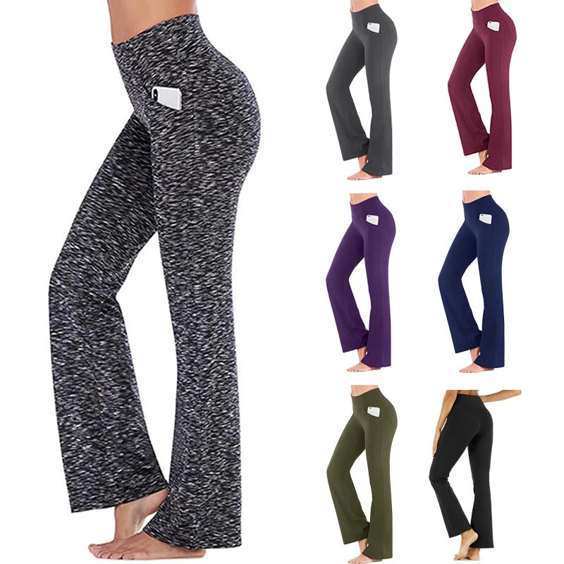 Ankle-length stretch slim fit active lounge pants in solid color