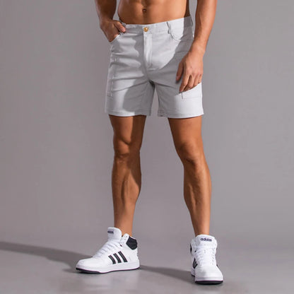 Breathable Quick-Dry Cotton Fitness Shorts
