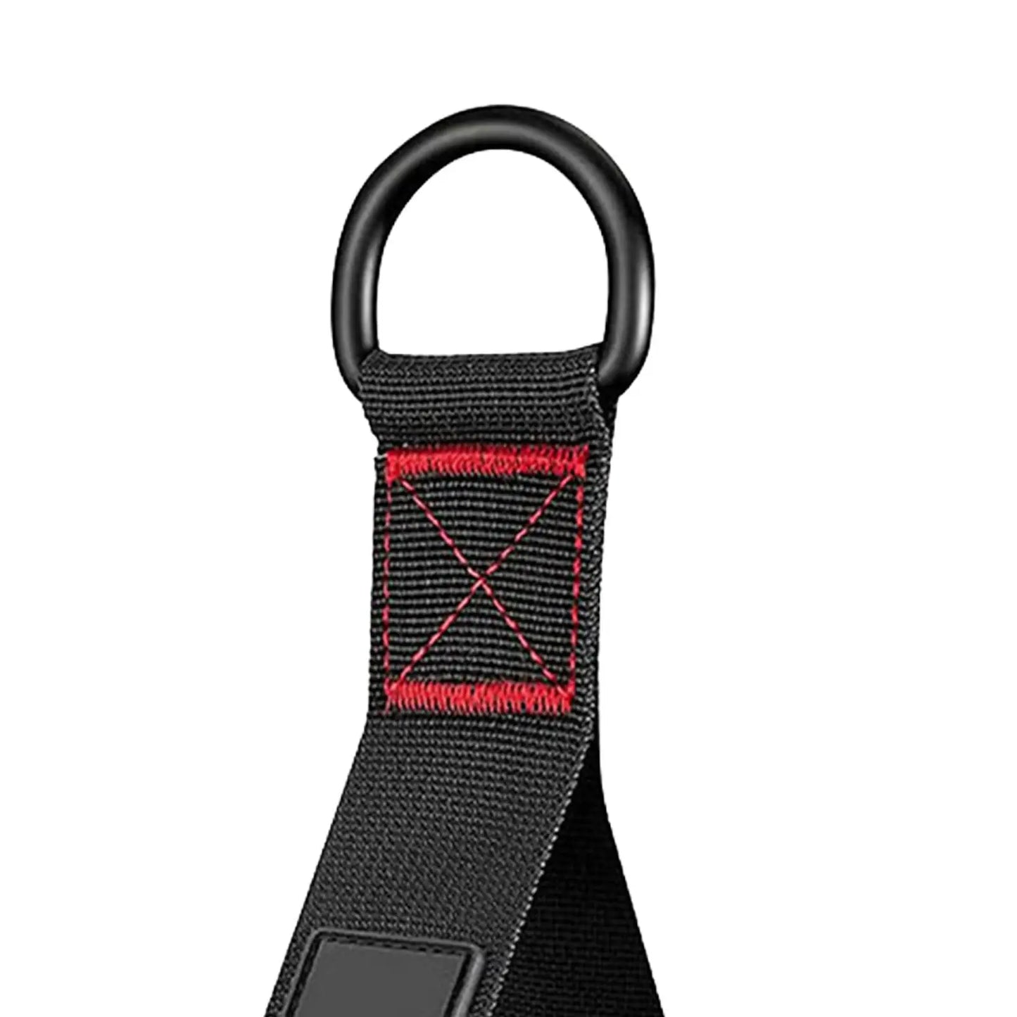 Black Handles for Resistance Bands with a D-ring