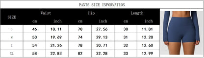 High-waist yoga shorts for fitness support, designed for comfort and flexibility for active seniors size chart
