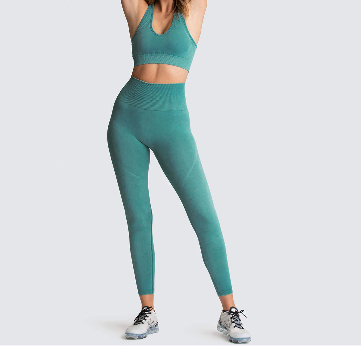 Activewear set with seamless design

