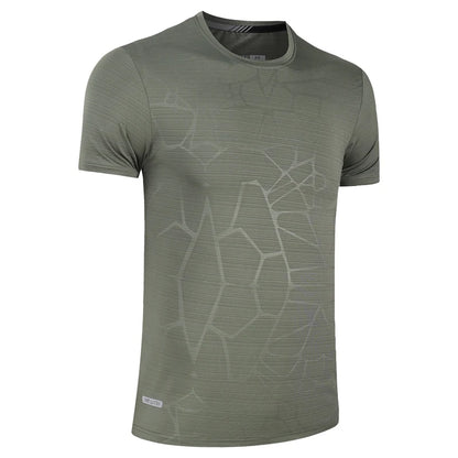 Men’s breathable quick-dry sports shirt suitable for gym and running exercises