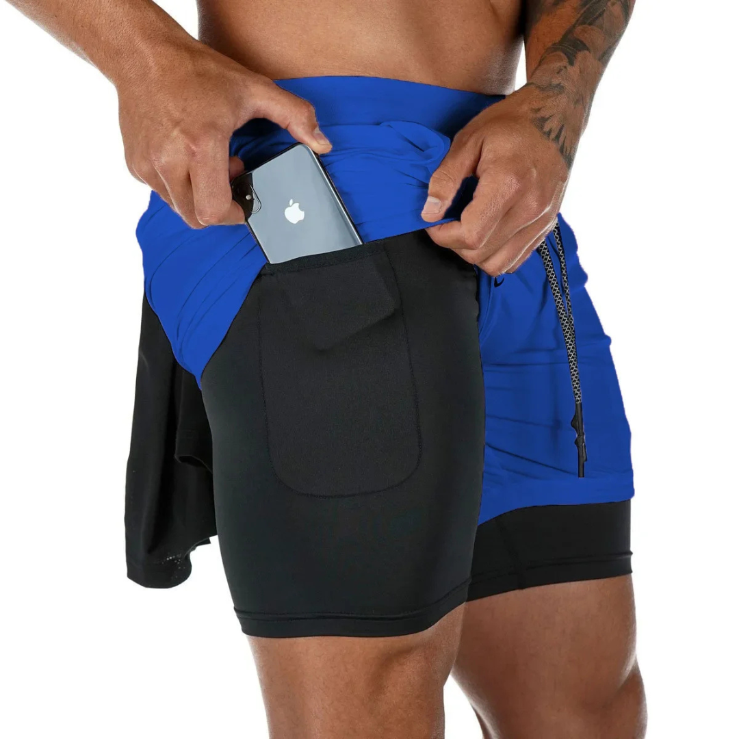 Versatile fitness shorts perfect for running and gym sessions