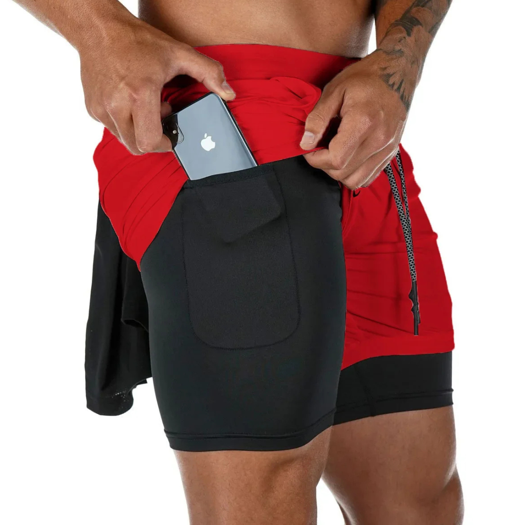 Quick-drying shorts offering flexibility for various exercises