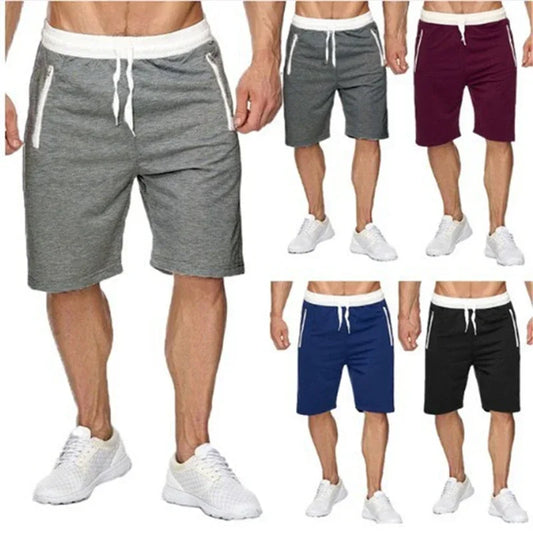 ActiveOver60 - Men's Beach Shorts with Zip Pockets for running and casual wear.