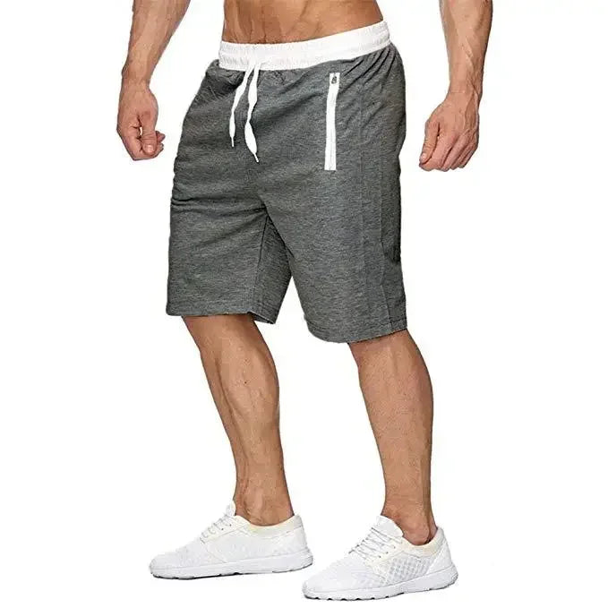Breathable Fitness Beach Shorts with Pockets for comfort and performance in dark gray