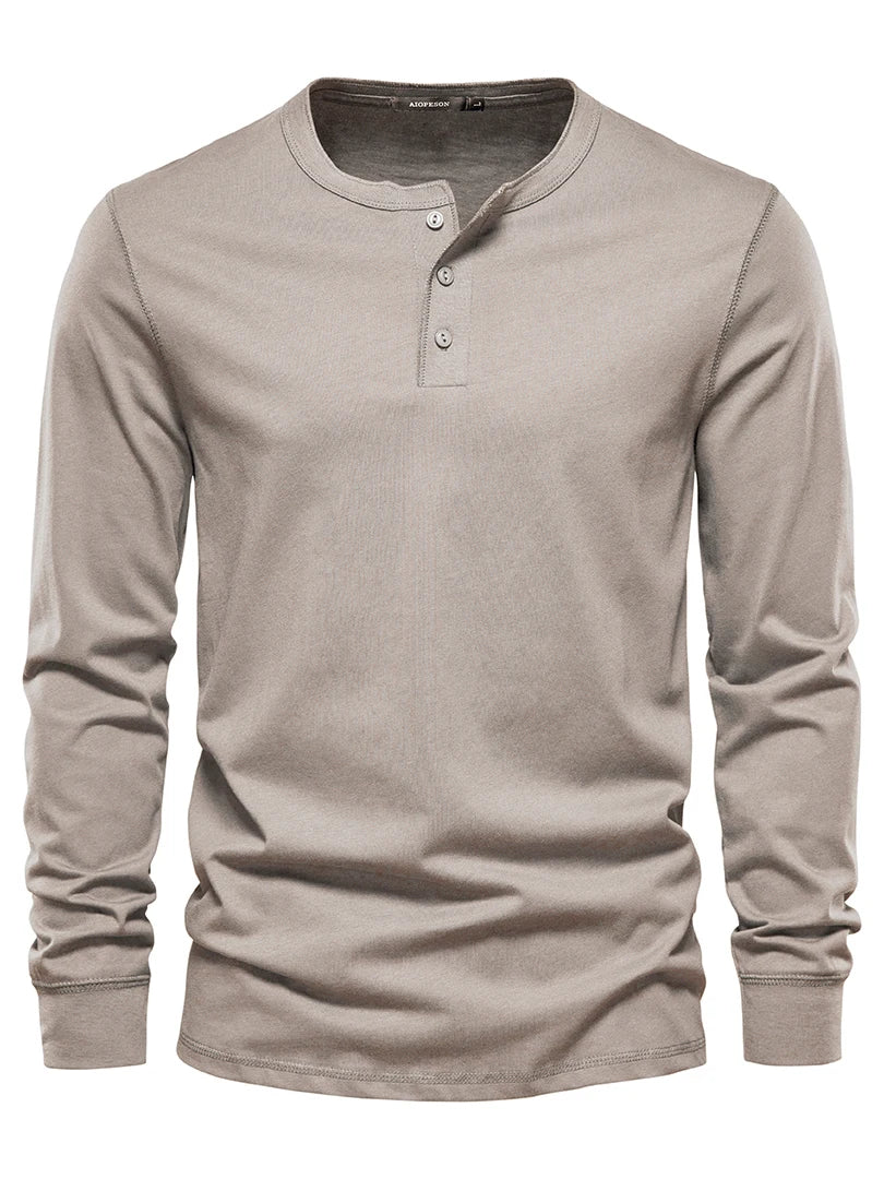 Solid color ideal for everyday wear and relaxed occasions in khaki