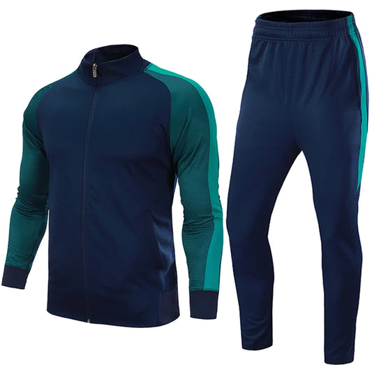 Senior man wearing ActiveOver60 Men’s Soccer Training Tracksuit Set in black during a morning walk.

