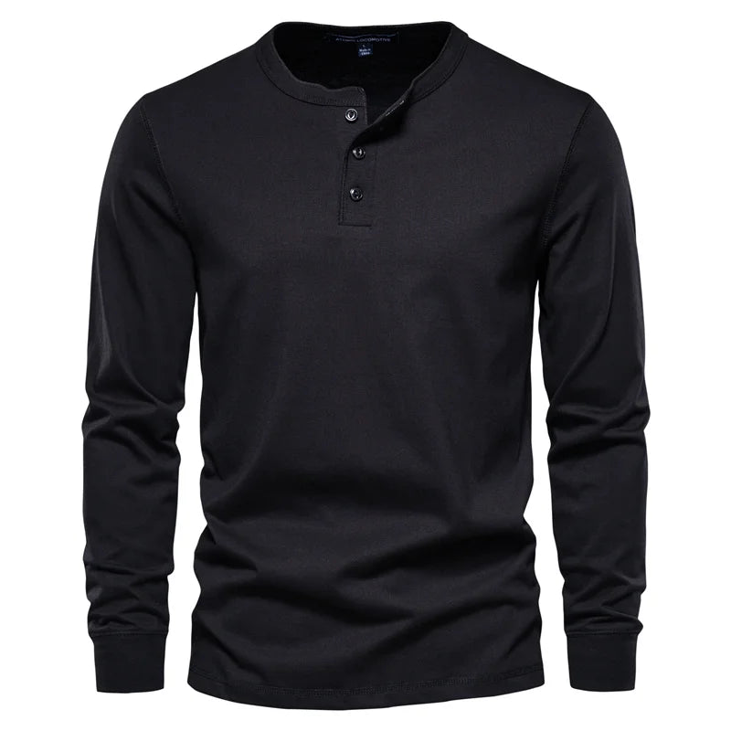 Lightweight, breathable shirt designed for easy layering and comfort in black
