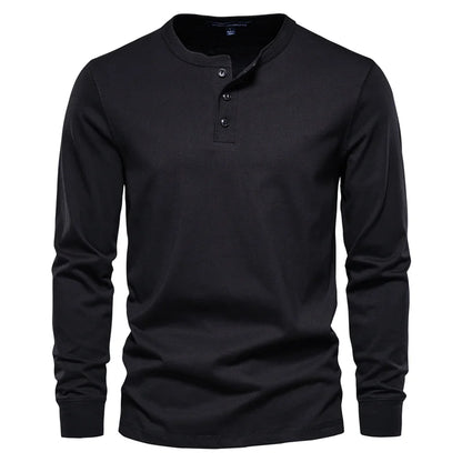 Lightweight, breathable shirt designed for easy layering and comfort in black
