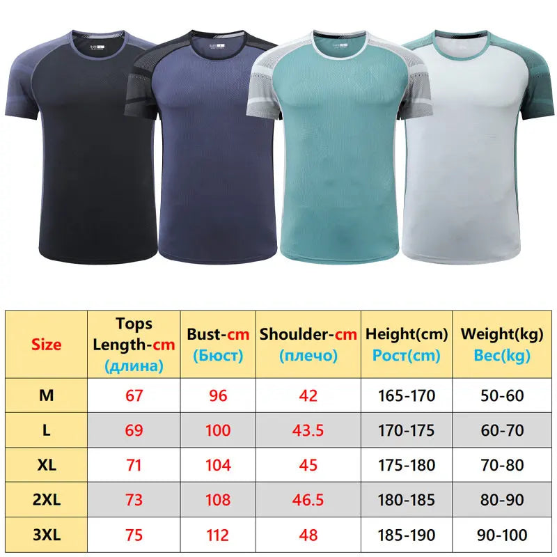 Breathable short-sleeve fitness shirt with moisture-wicking mesh panels