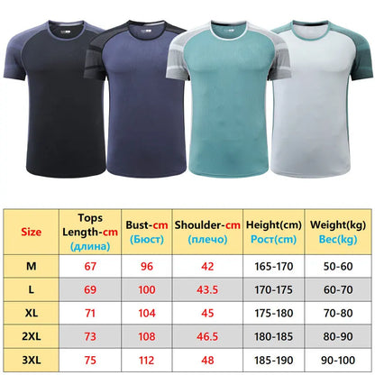 Breathable short-sleeve fitness shirt with moisture-wicking mesh panels