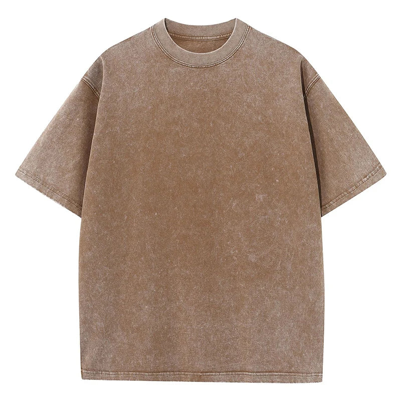 Relaxed fit summer cotton tee