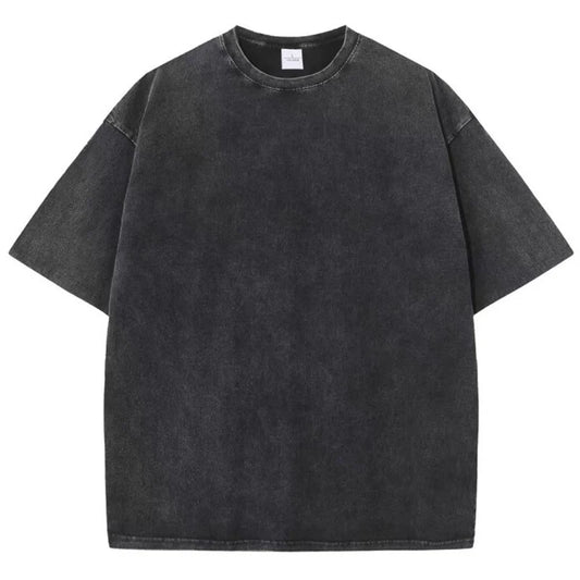 Oversized cotton vintage casual t-shirt
