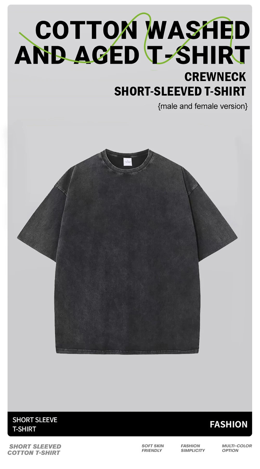 Classic O-neck oversized t-shirt