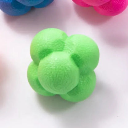 Close-up of Active Over 60 Reactive Ball Trainer with dynamic bounce.