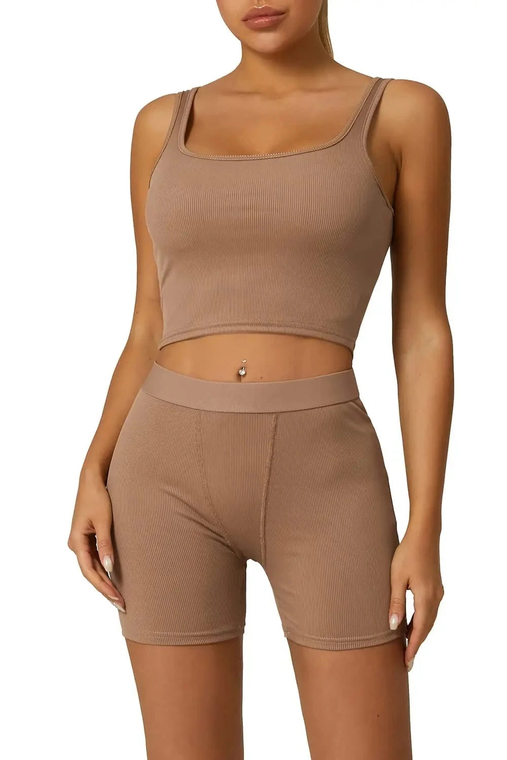 Lightweight  outfit offering full mobility and core support.
