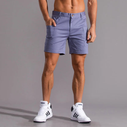 Versatile breathable fitness shorts supporting active seniors in multiple sports