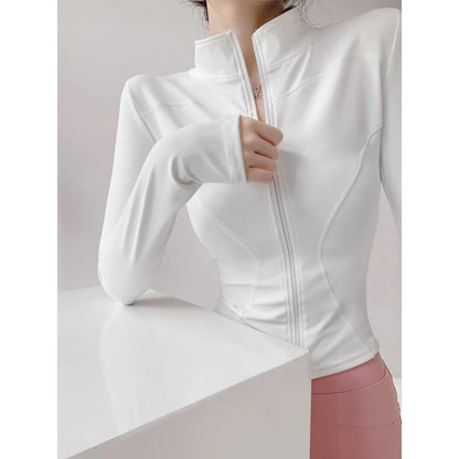 Sunproof Quick-Dry Zipper Yoga Jacket