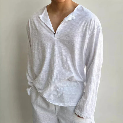 Lightweight breathable shirt suitable for seniors in cooler weather