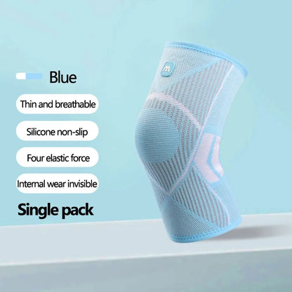 ActiveOver60 - Runner using a durable compression sleeve for knee stabilization