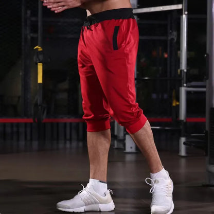 Casual summer shorts with reinforced stitching