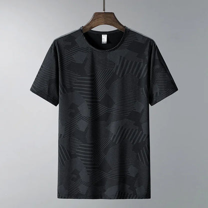 Men's breathable quick-dry t-shirt for gym and daily wear