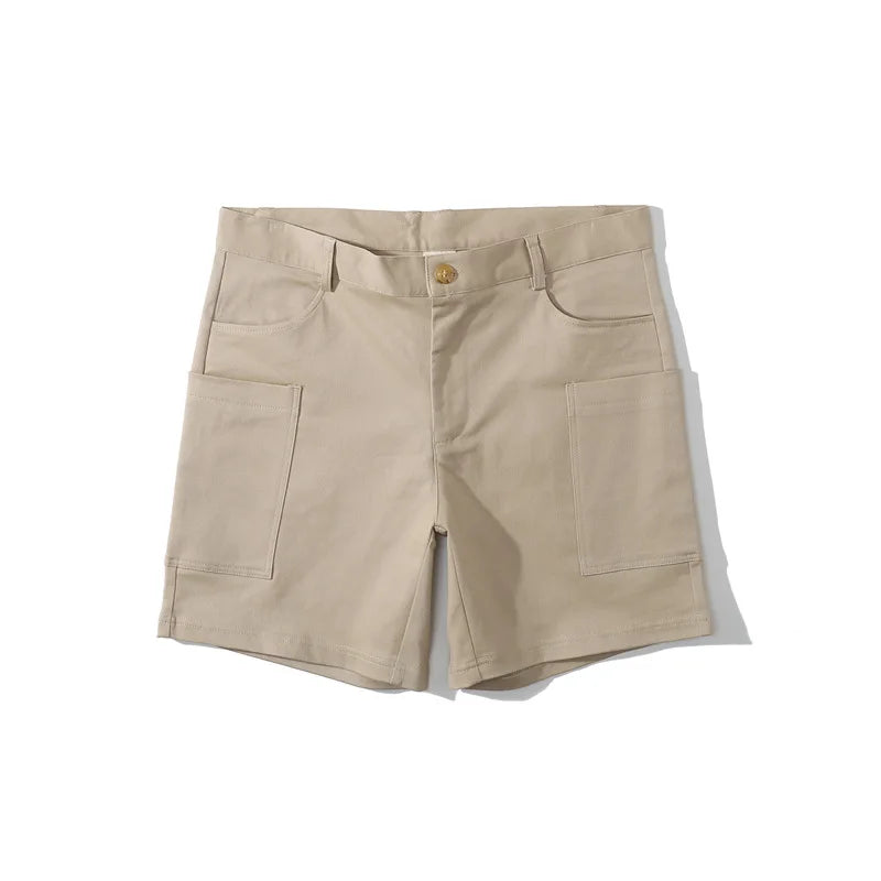 Comfortable breathable cotton fitness shorts designed for active senior men
