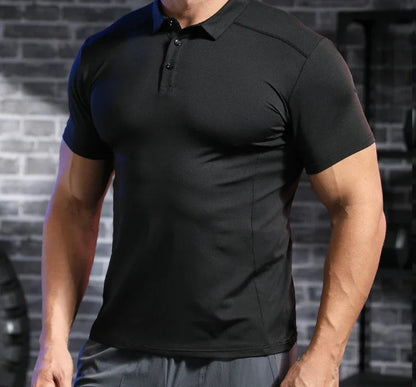 Machine washable performance polo shirt available in sizes S to 5XL