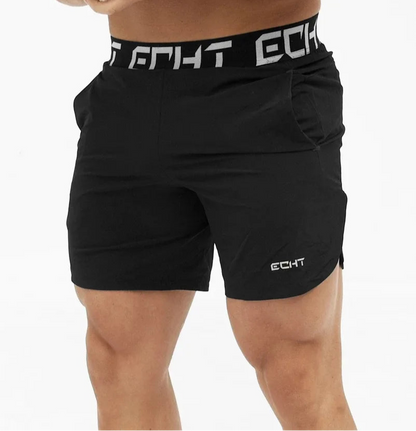 Knit workout shorts designed for active older adults
