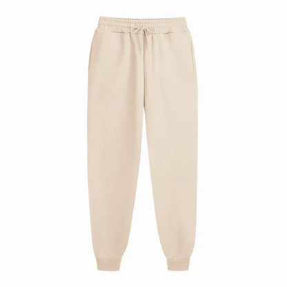 Men's fleece jogging pants with adjustable drawstring and relaxed fit.