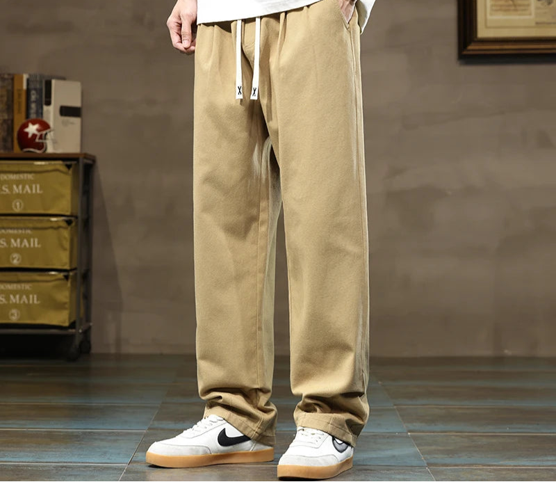 Simple and soft senior-friendly pants with classic cut